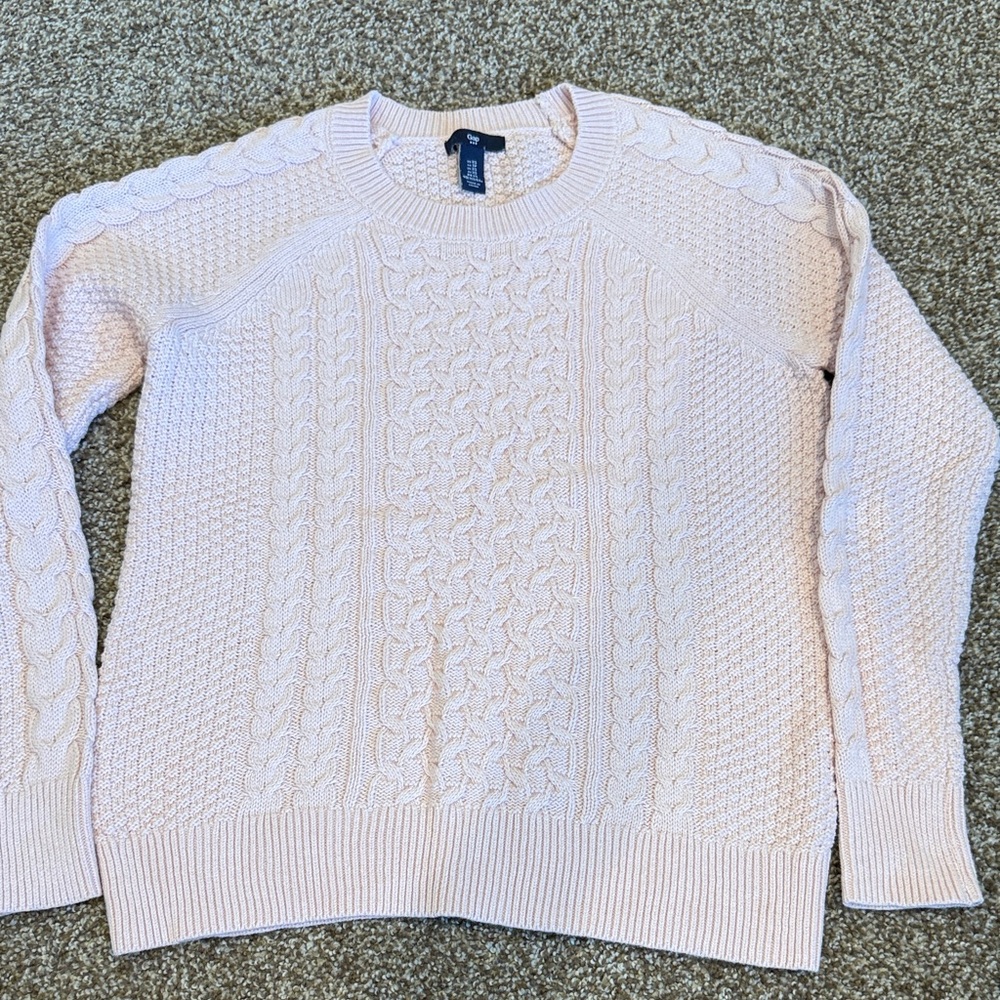 GAP | Pink Cable Knit Sweater